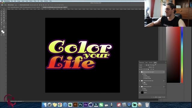 How to Create 3D Colorful Tropical Typography: Photoshop Tutorial For Print On Demand смотреть онлайн