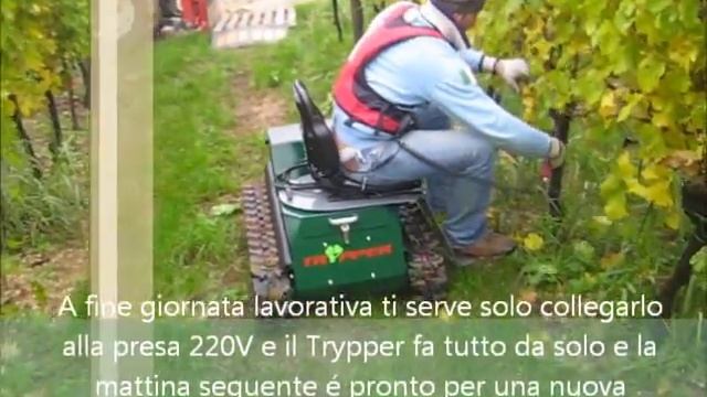Trypper il trattorino elettrico - Trypper, the electric rubber track tractor смотреть онлайн