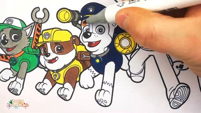 Coloring PAW Patrol | Coloring Book | Coloring For Kids