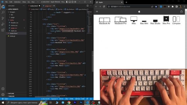 ASMR Programming - Coding Apple Website - No Talking смотреть онлайн