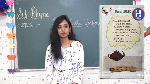 New Hebron Preschool | Nursery | Poem/Rhyme | I'am A Little Teapot | Mrs Shiwani Pillai смотреть онлайн