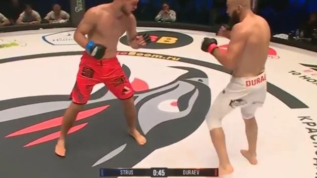 Альберт Дураев VS Петр Штрус | Albert Duraev VS Peter Strous | ACB/ACA MMA смотреть онлайн