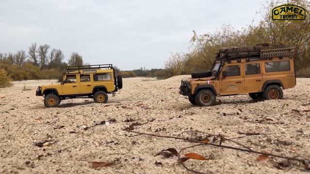RC Car XtraSpeed Land Rover Defender D110 Camel Trophy Sand Off-Road Trail 2 смотреть онлайн