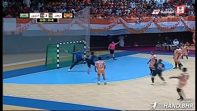 هدف عبدالله عباس العالمي ضد مضر - Abdulla Abbas Alnoor Handball Club