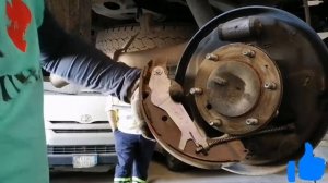 How to Replace Brake Shoe Rear Isuzu D-Max