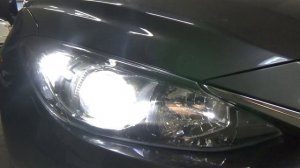 Mazda 3 III (BM) - Полностью светодиодное головное освещение + MR LED