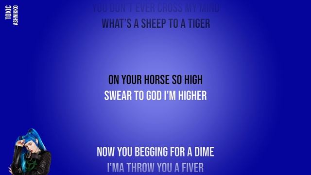 Ashnikko - Toxic (Official Karaoke Instrumental) | SongJam смотреть онлайн