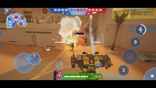 Mech Arena - Gameplay Walkthrough Part 318 - Yellow Black Team(iOS,Android) смотреть онлайн
