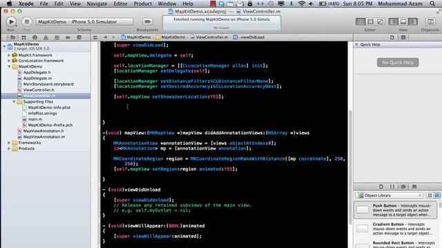 Learning iOS Development Part 24 MapKit Custom Annotations смотреть онлайн