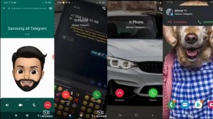 incoming Call 4 Telegram & WhatsApp Screen Video Phone Samsung