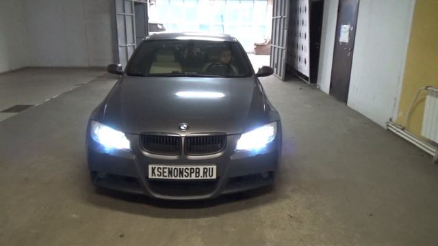 BMW 3 E90 замена линз ZKW на HELLA 3 а так же новые стёкла фар смотреть онлайн
