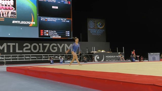 Ragan Smith - Floor Exercise - 2017 World Championships - Podium Training смотреть онлайн