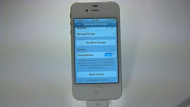 How to start an iCloud backup смотреть онлайн