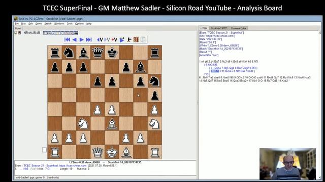 Silicon Road: TCEC Live! TCEC SuperFinal 30th July 2021: Leela-Stockfish Game 55 смотреть онлайн