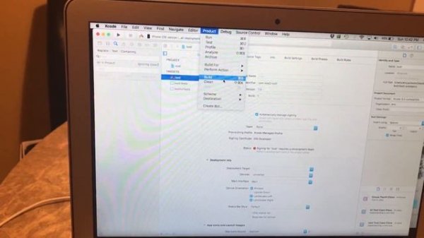 Easy fix! "A valid provisioning profile for this executable was not found"