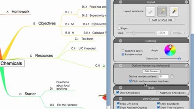 Outline numbering in NovaMind 4 for Mac смотреть онлайн