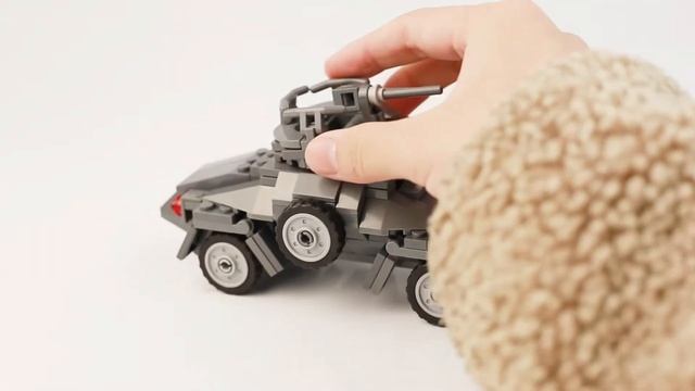 WW2 Germany SDKFZ222 Armored Vehicle Building Blocks #lego #tank #fighter #WW2 #military #germany смотреть онлайн