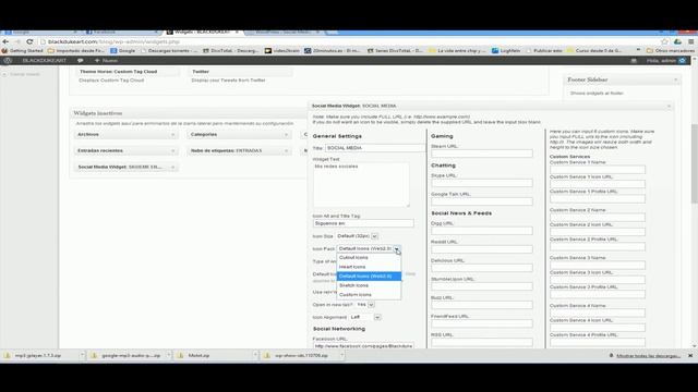 TUTORIAL COMO INSTALAR SOCIALMEDIA WIDGET EN WP. ESPAÑOL.CALIDAD ALTA смотреть онлайн