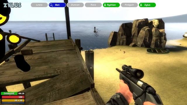 New traitor weapon: an actual piano | Gmod TTT смотреть онлайн