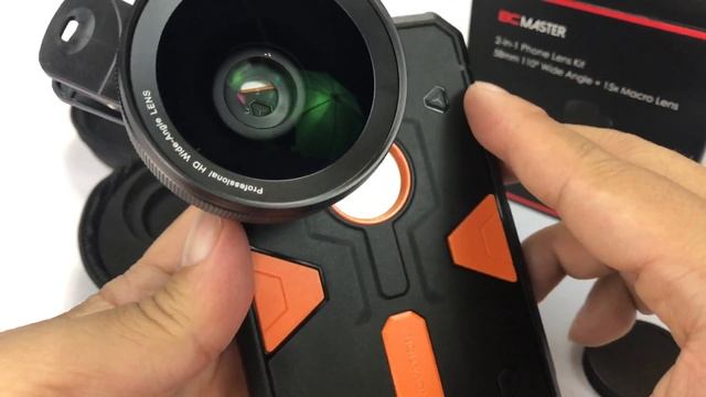 110° Super Wide Angle + Macro Clip On Lens for iPhone Smartphones by BC Master Review смотреть онлайн