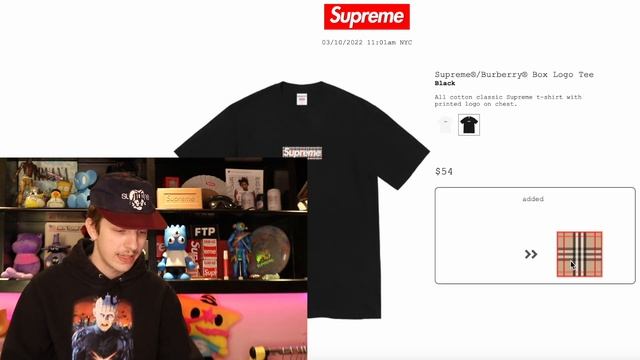 WTF...I Copped BOTH Box Logos! Supreme Burberry Live Cop смотреть онлайн