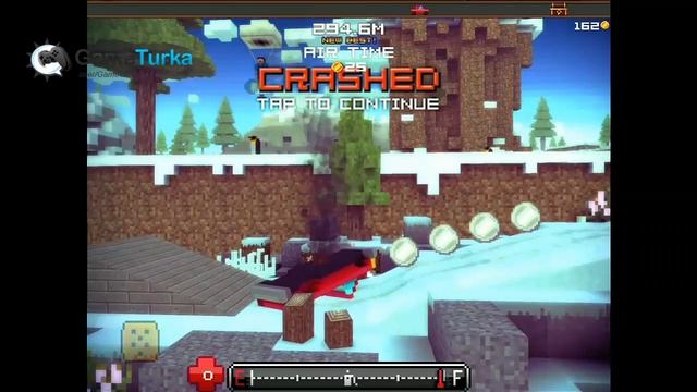 Best Pixel Car Game like Hill Climb for iPhone / iPad (iOS) - Blocky Roads Winterland смотреть онлайн