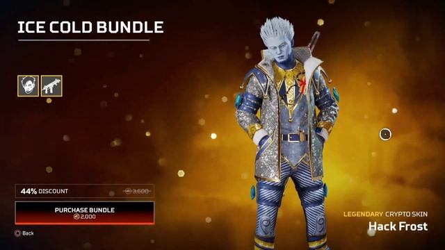 Apex Legends Crypto Frost Christmas Skin Ice Cold Bundle смотреть онлайн