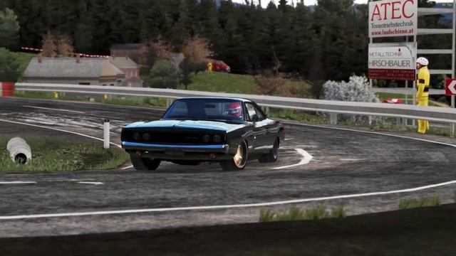 Assetto Corsa Dodge Charger 1968 R/T at Rechberg Rennen смотреть онлайн