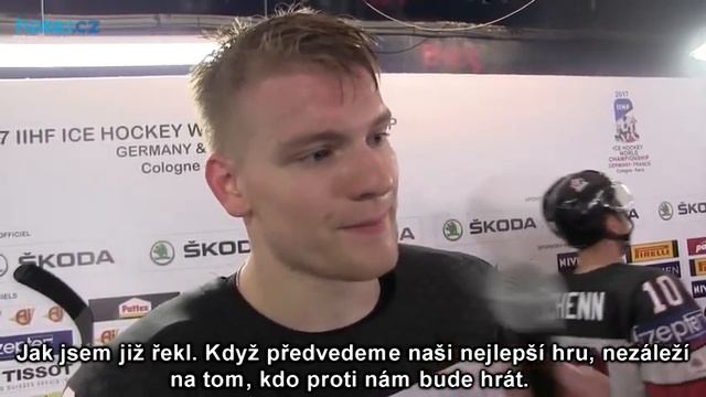 Colton Parayko po zápase Kanada - Norsko 5:0 смотреть онлайн