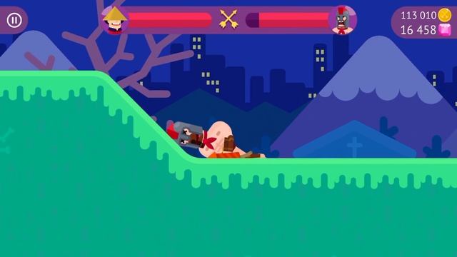 Bowmasters: Gameplay Walkthrough Part 100 - Battle! (iOS, Android) смотреть онлайн