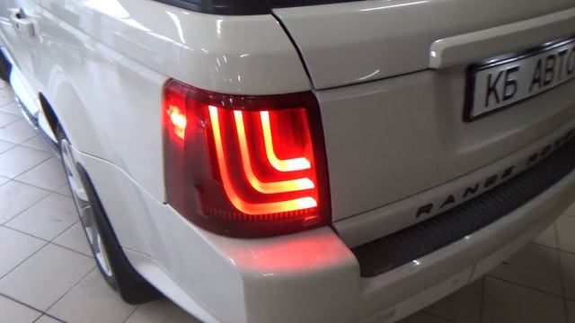 Land Rover Range Rover Sport II . Тюнинг задних тюнинговых фонарей Glohh смотреть онлайн