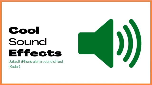 Default iPhone Alarm (Radar) - Sound Effect смотреть онлайн