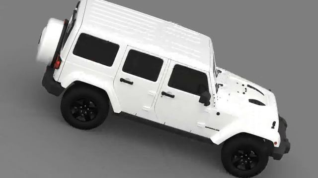 3D Model of Jeep Wrangler Unlimited X 2015 Review смотреть онлайн