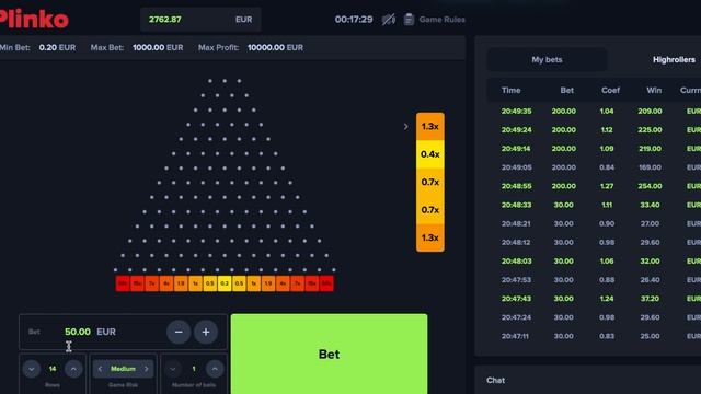 Comment GAGNER DE L'ARGENT en JOUANT à ce Jeu (MyStake-Plinko) смотреть онлайн