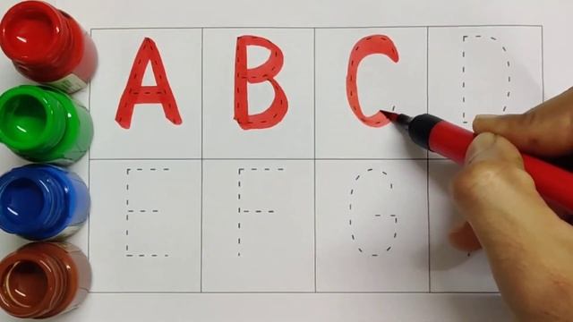 A for Apple B for Ball, Alphabets | Learn to Write Alphabets | ABCD for kids learning | abc learnin смотреть онлайн