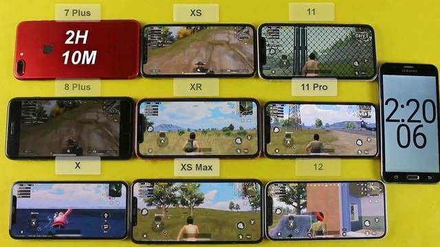 iOS 15 PUBG Battery Drain Test | iPhone 7 Plus vs 8 Plus vs X vs XS / XR / XS Max / 11 / 11 Pro / 1 смотреть онлайн