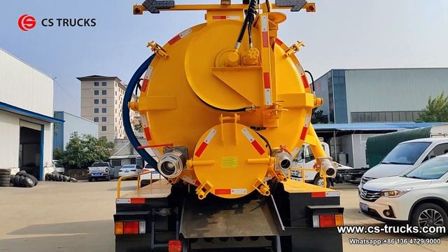 Brand new Isuzu 10cbm FTR cleaner sewage suction truck смотреть онлайн