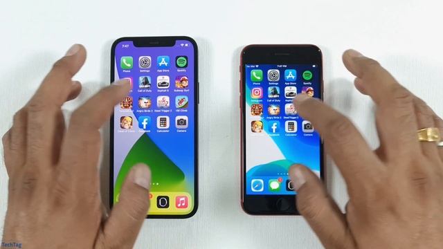 iPhone 12 vs iPhone SE Speed Test & Camera Comparison смотреть онлайн