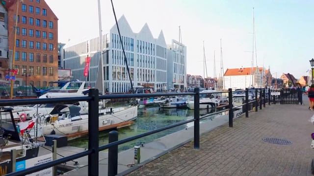 GDANSK Poland Walking Tour смотреть онлайн