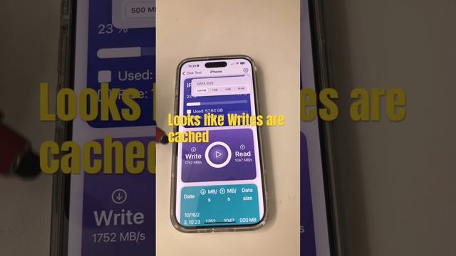 iPhone 15 Pro Internal Storage Speed Test/Benchmark смотреть онлайн
