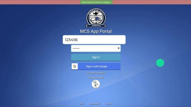MCS App Portal How to Quickly Sign In using the Google Sign In Button смотреть онлайн