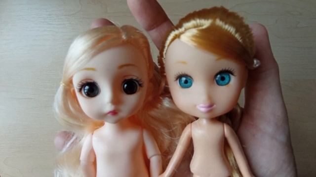 Unboxing: Mini Doll — Very Very Pretty Doll — Сomparison  Of Bjd And Non-bjd Dolls