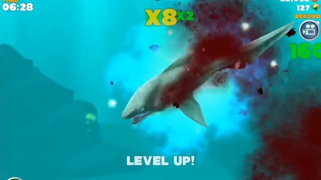 Hungry Shark Evolution Electro Shark Gameplay iPad/iPhone/iPod HD 1080p смотреть онлайн