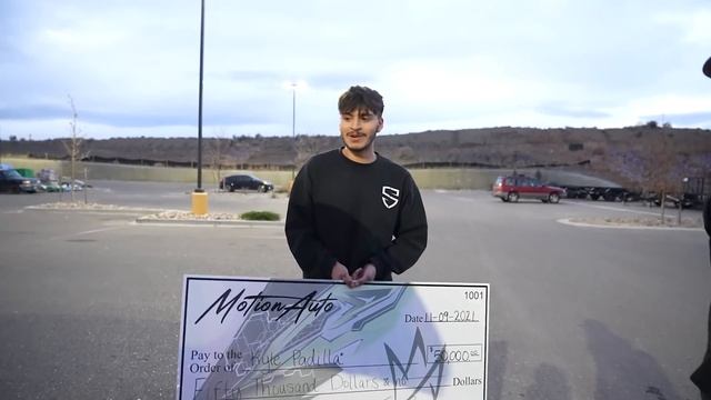 We Surprised Our Giveaway Winner IN PERSON! смотреть онлайн