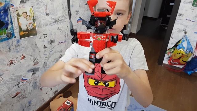Обзор от Платона LEGO NINJAGO Каменный бур Коула #70669 смотреть онлайн
