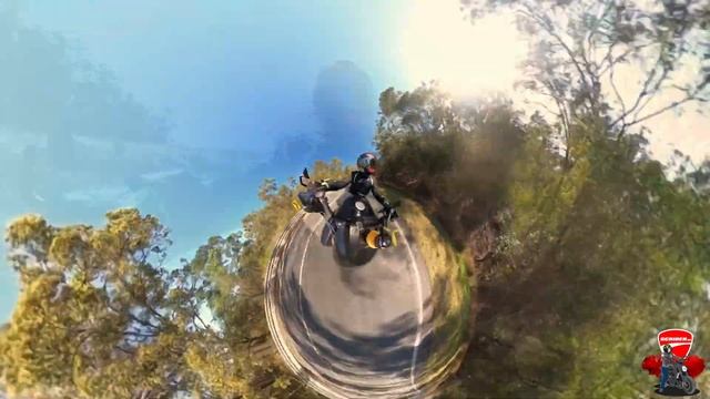 Ducati Diavel Raw footage with Gopro Max смотреть онлайн
