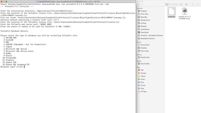 Installing Yellowfin on a Mac OS or Linux computer смотреть онлайн