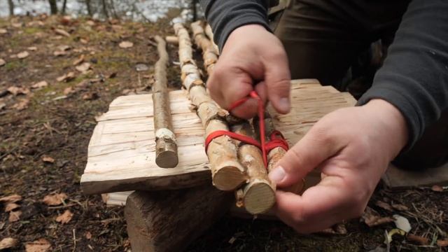 Bushcraft Chair 2.0 - the cosy DIY 5$ chair - adjustable, collapsable, transportable. смотреть онлайн