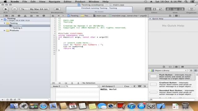 xcode to create console application смотреть онлайн