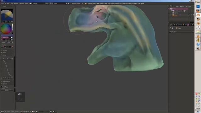 Blender 3d: Dragon Fire Timelapse (Sculpt&Fire Study) смотреть онлайн